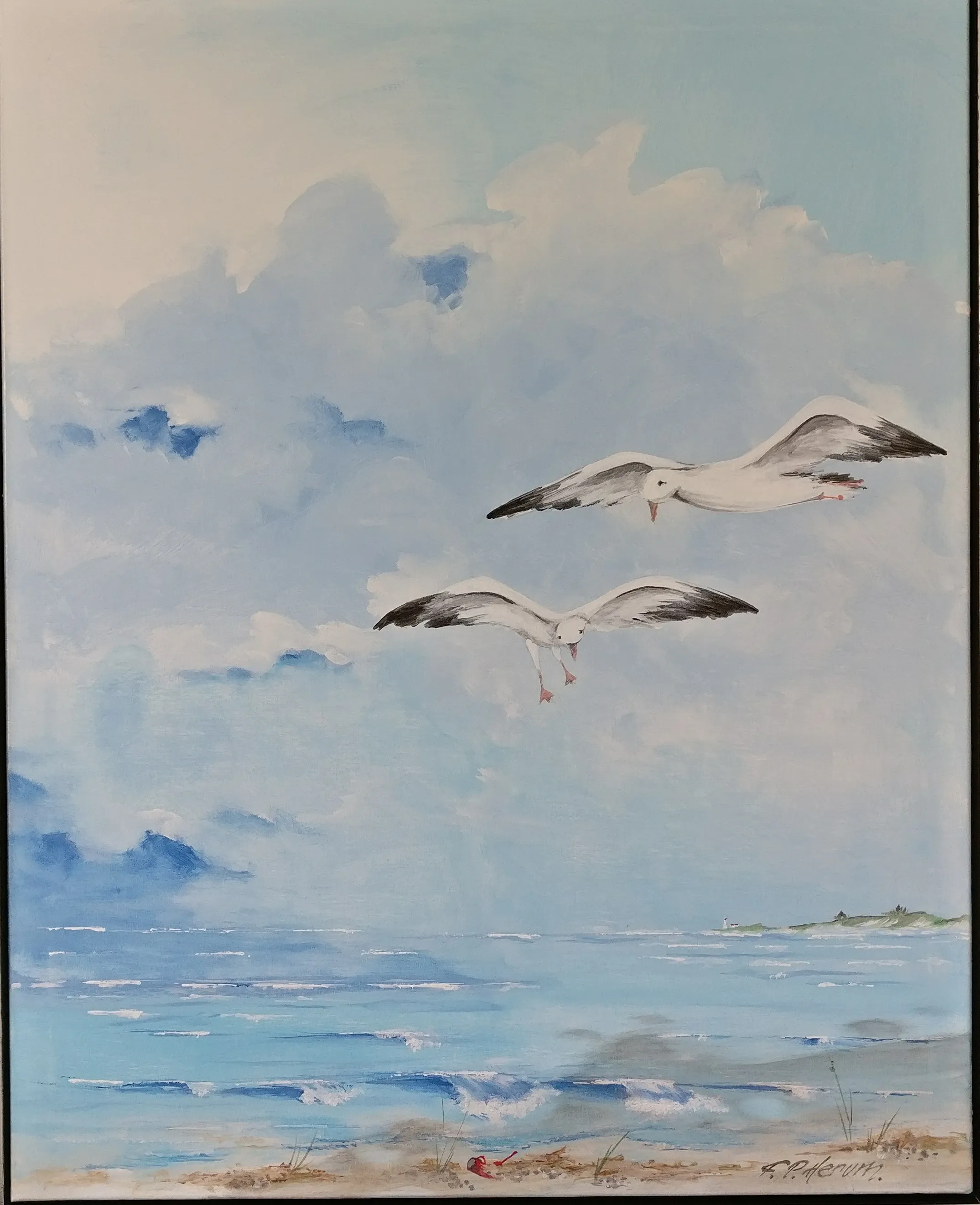 Maleri nr 117 80 cm X 100 cm
